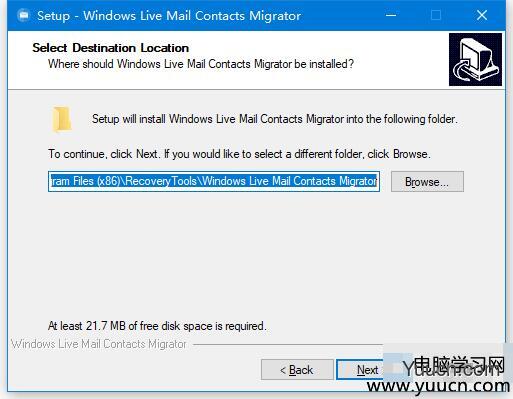 RecoveryTools Windows Live Mail Contacts Migrator v4.1 官方安装版