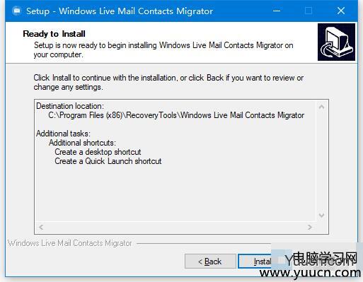 RecoveryTools Windows Live Mail Contacts Migrator v4.1 官方安装版
