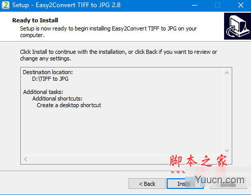 Easy2Convert TIFF to JPG(图片格式转换工具) v2.8 免费安装版